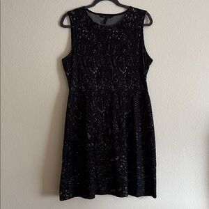 BCBGMaxAzria Black and Gray Dress